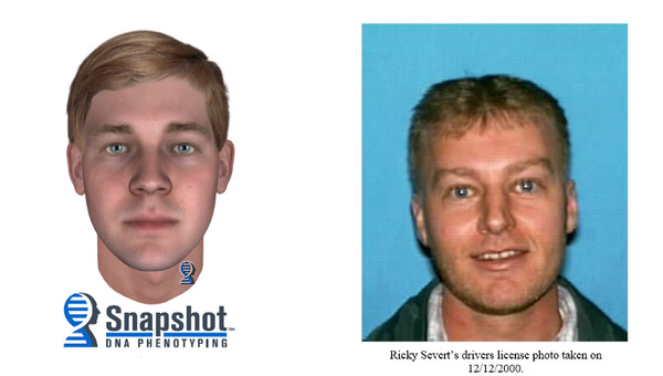 Comparison of Snapshot Phenotype Prediction and Actual Driver's License Photograph of Jennifer Watkins's Killer